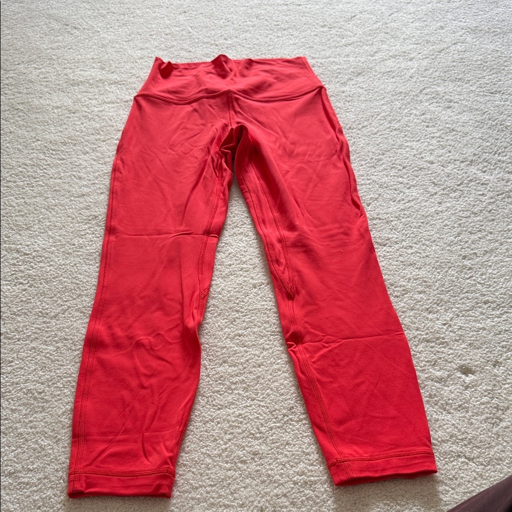lululemon athletica Red Leggings
